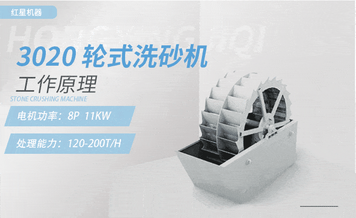 3020洗砂機，時產(chǎn)量：120-200t/h