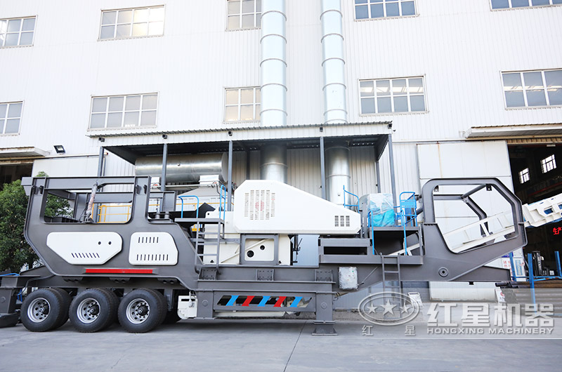 車載移動(dòng)顎破機(jī)，給料粗碎一體機(jī) 
