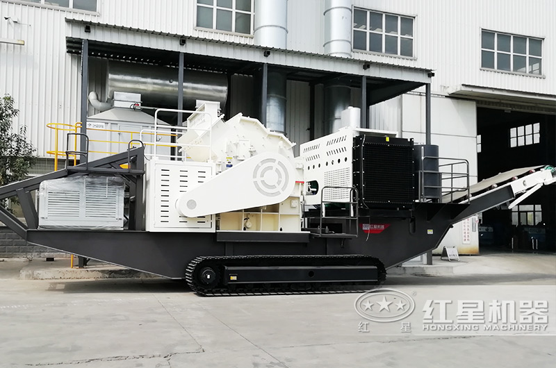 小型移動治沙機圖片，履帶式
