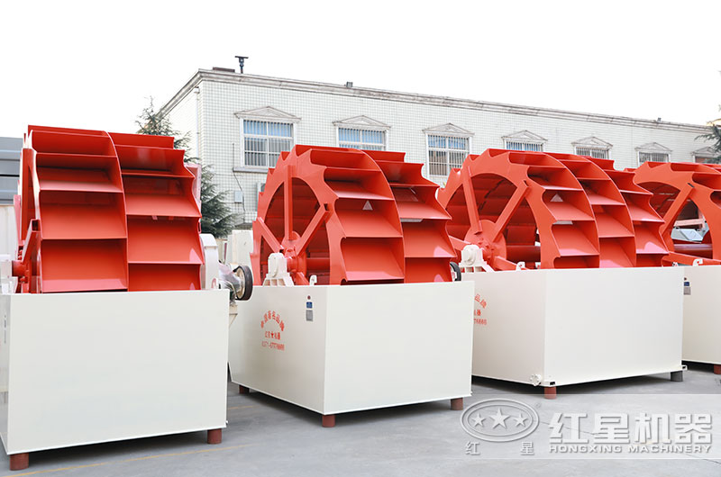 山沙洗砂機(jī)圖片，雙輪、三輪